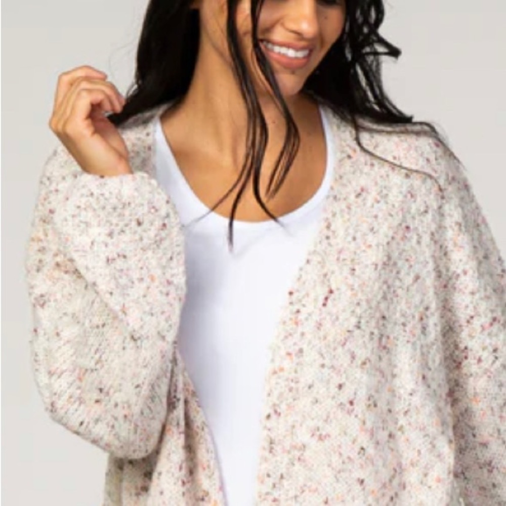 Jessica Simpson Rainbow Confetti Knitted Colorful Sweater Size XS